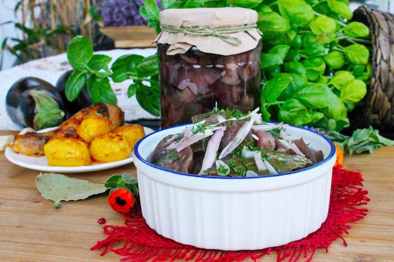 Баклажаны-грибочки на зиму