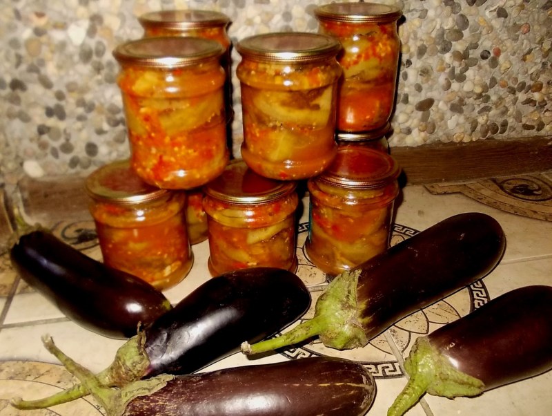 Баклажаны огонек
