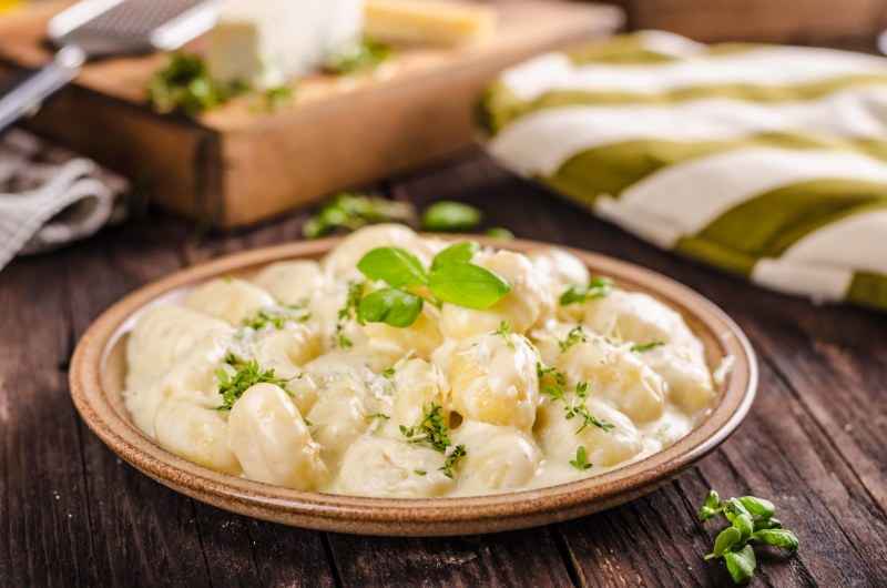 Фото ньокки с сыром