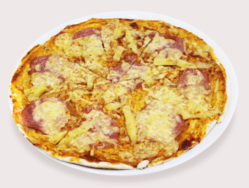 Пицца Гавайская с ананасами и ветчиной