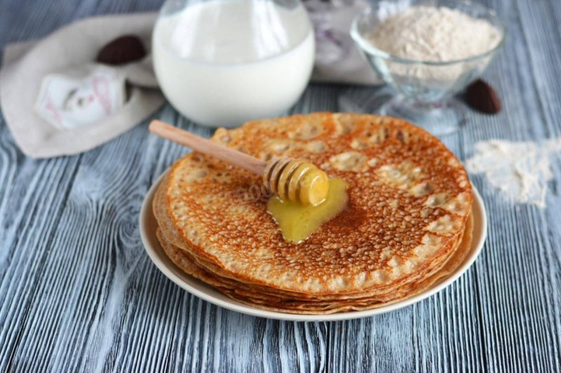 ПП блины из цельнозерновой муки на кефире