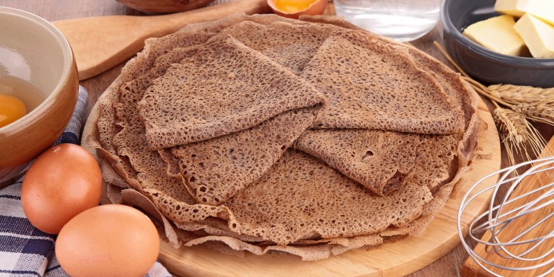 Блинчики из ржаной муки