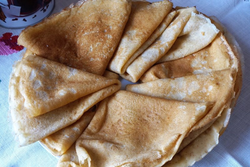 Панкейки на молоке