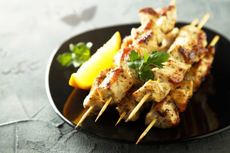 Куриные шашлычки ПП