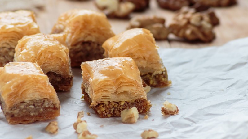 Баклава турецкие с грецкими орехами