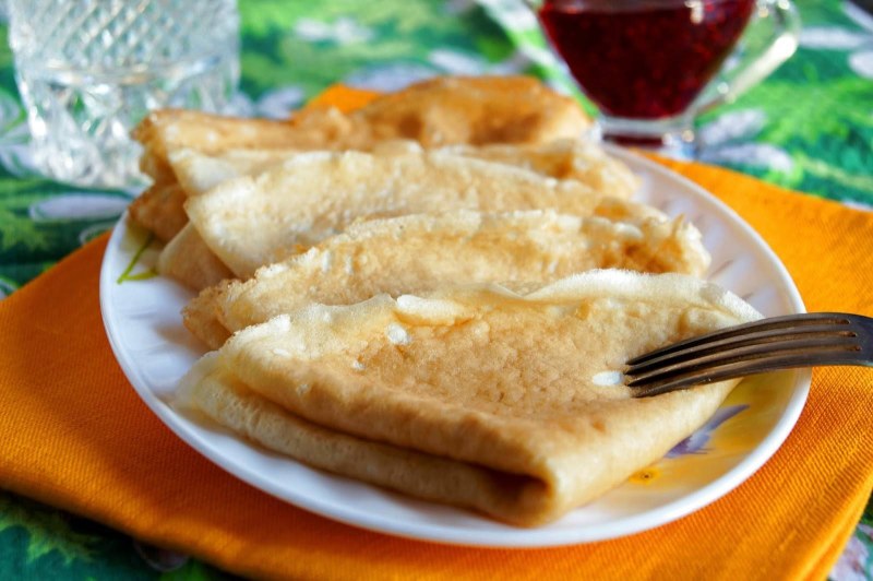 Блины на газировке
