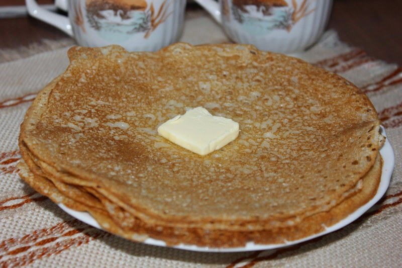 Блинчики без молока и яиц