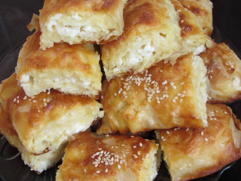Яблочный пирог из теста фило