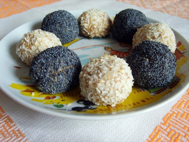 Банановое печенье с кокосовой стружкой