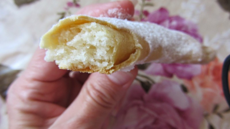 Печенье бананы с творожной начинкой