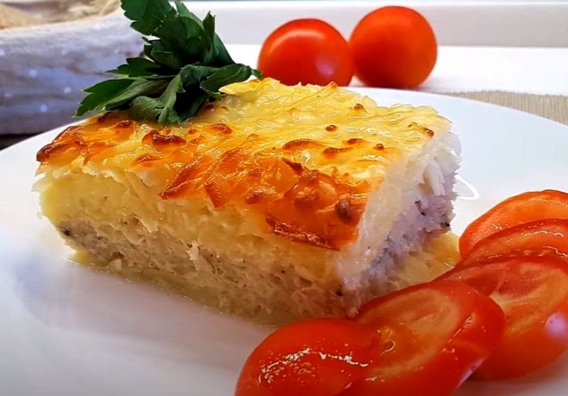 Монастырская кухня Рыбная запеканка