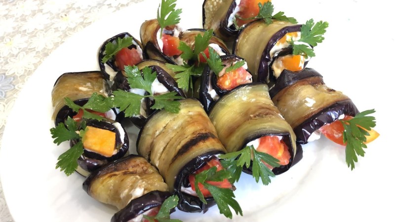 Баклажаны с грибами
