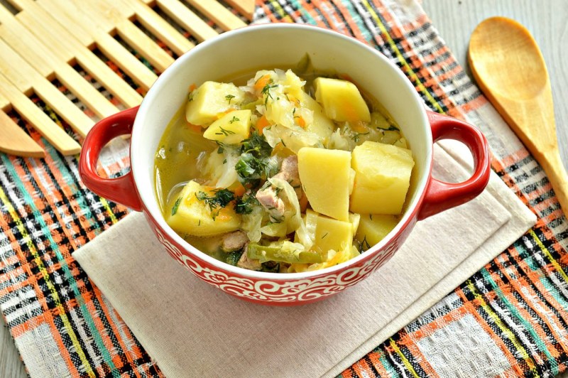 Картошка с капустой