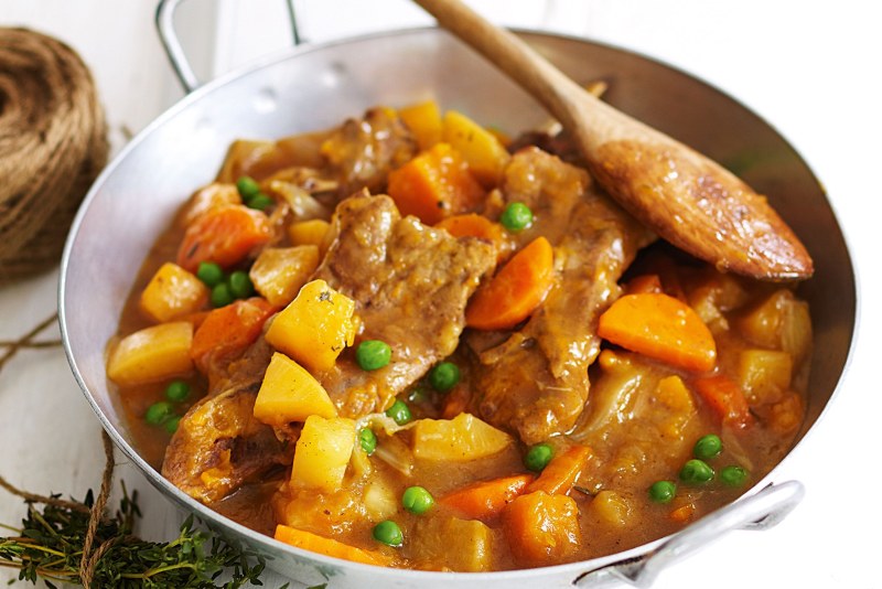 Мясное рагу с картошкой