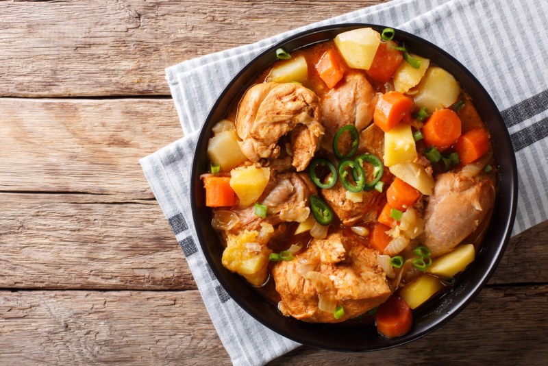 Рагу с мясом и картошкой