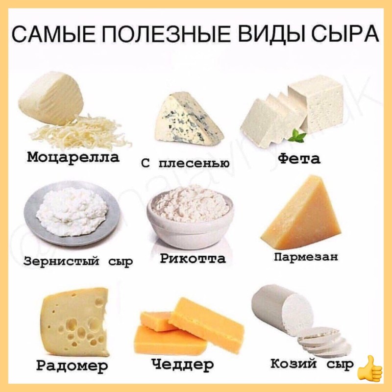 Виды сыра