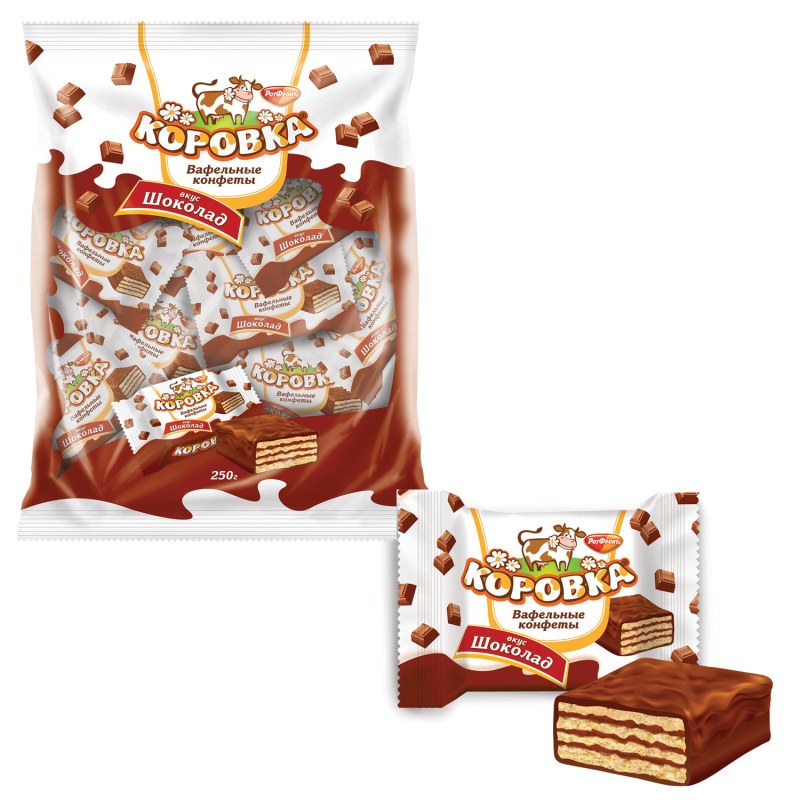 Конфеты коровка молочная 250г