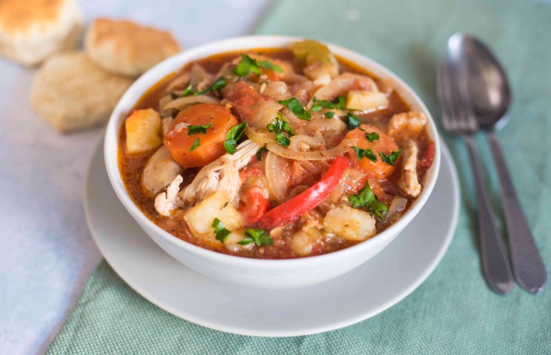 Куриное рагу с овощами