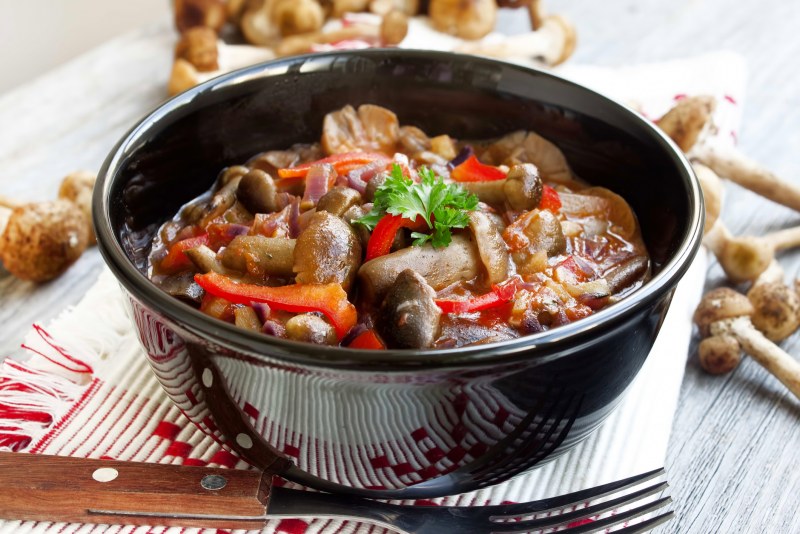 Чашушули из грибов