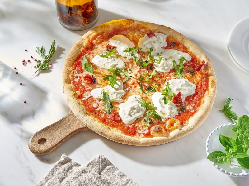 Pizza an Olive Oil