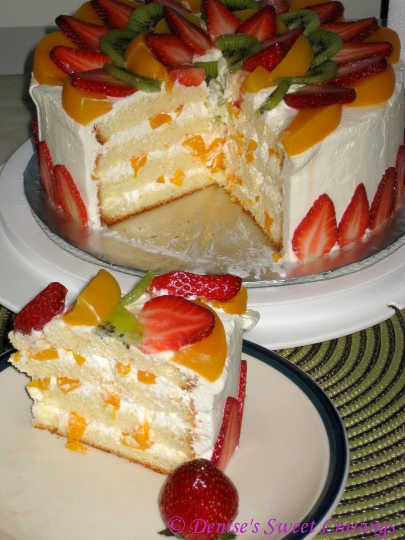 Персиковый чизкейк