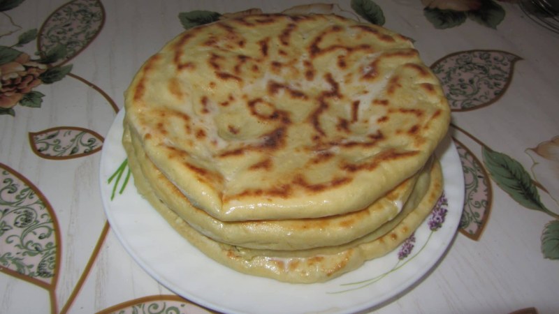 Сырные блинчики с зеленью