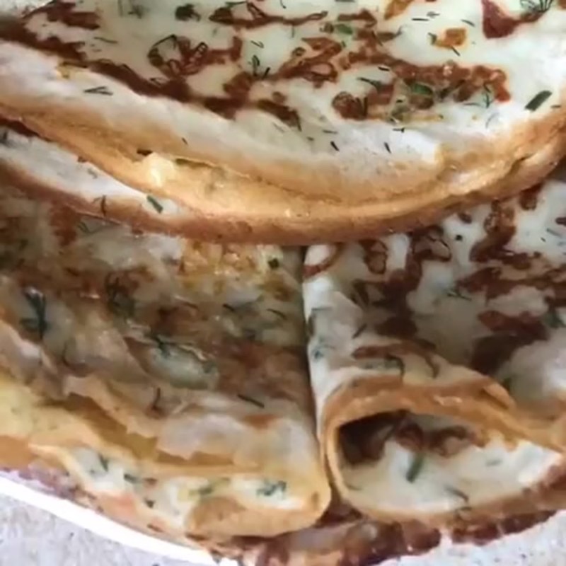 Блины из кабачков с зеленью