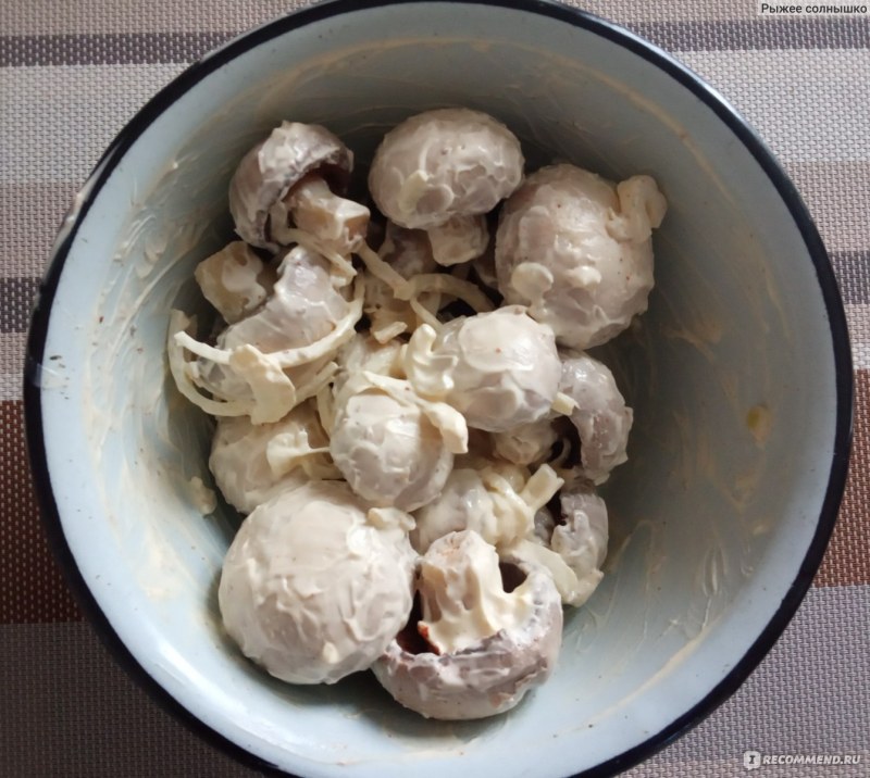 Мариновка шампиньонов для шашлыка