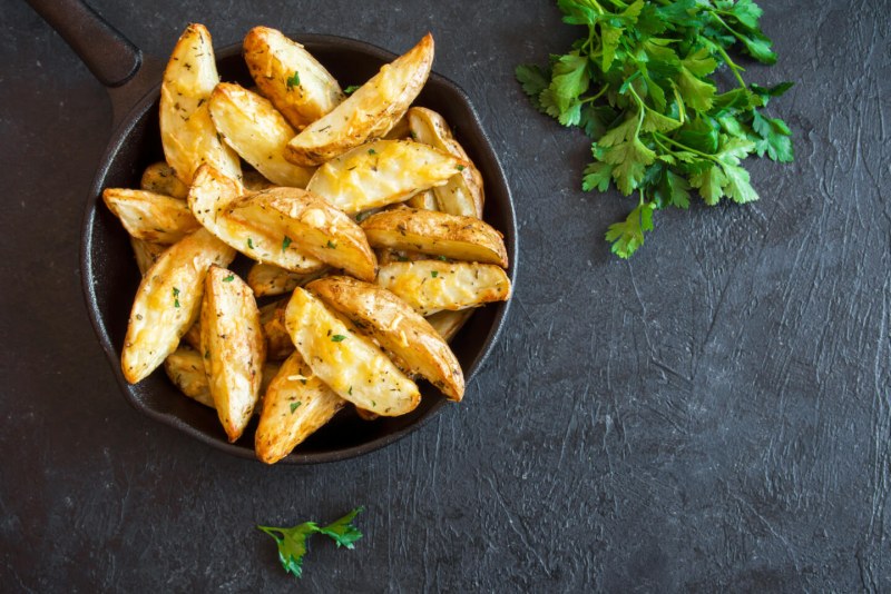 Шашлык куриный с картофелем