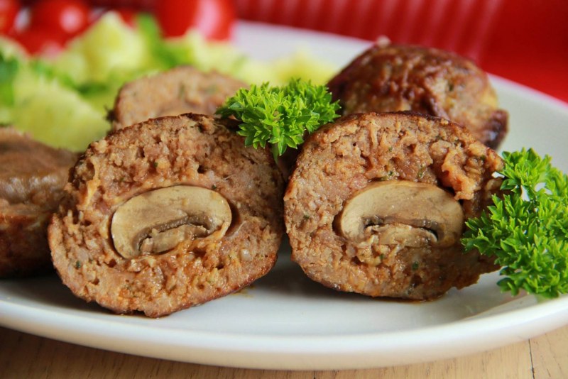 Зразы фаршированные шампиньонами