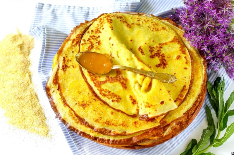 Классические блины на молоке