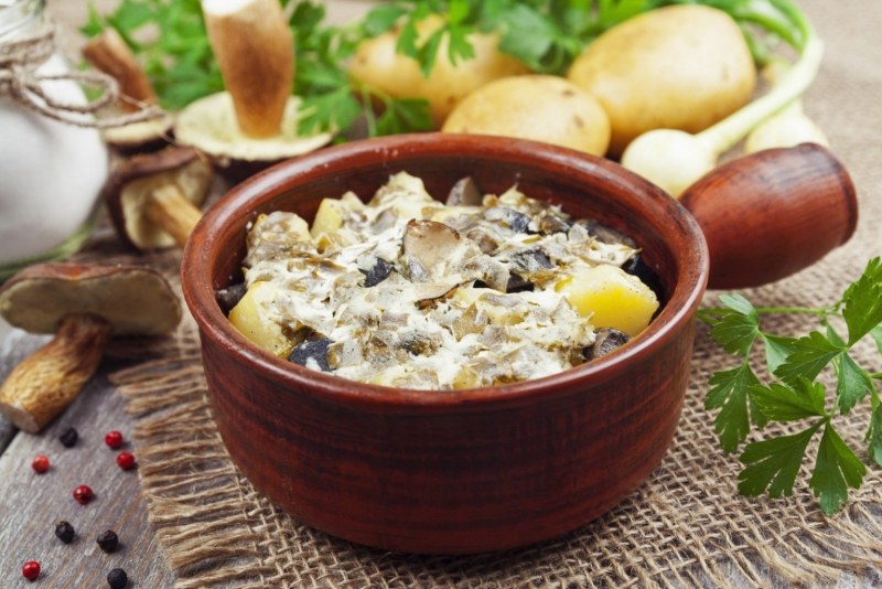Жаркое Грибное лукошко