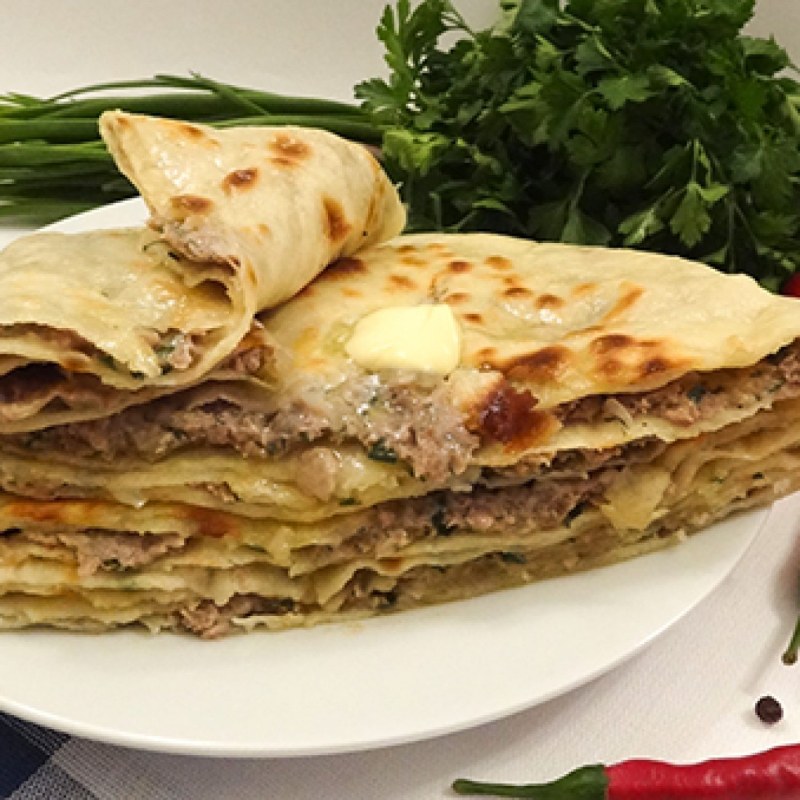 Кубдари хачапури с мясом