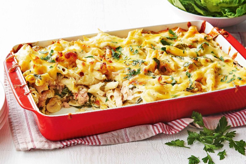 Запеканка с макаронами и овощами
