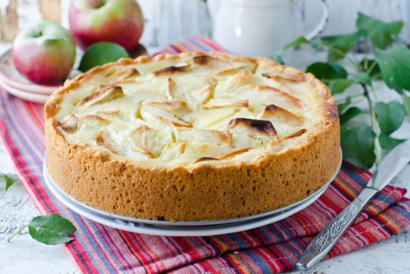 Цветаевский пирог с яблоками