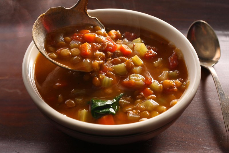 Куриный суп с сыром