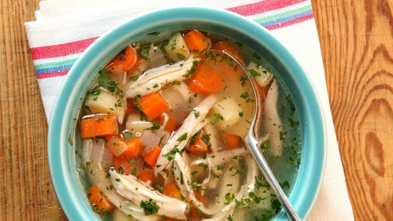 Суп с копченой грудинкой