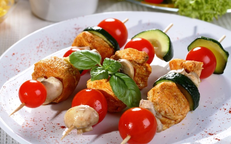 Шашлык свиной и куриный