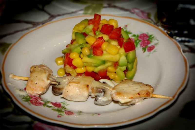 Куриный шашлычок Геншин Импакт