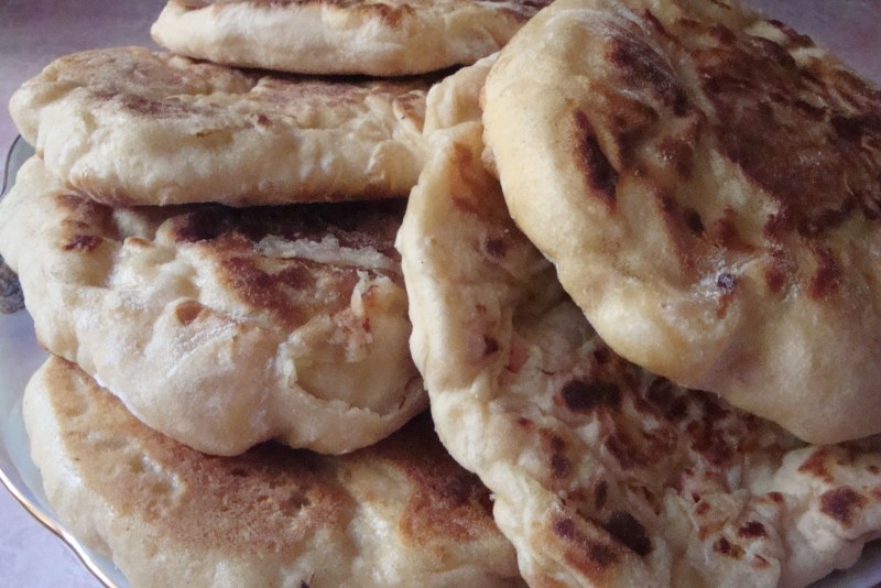 Сырные лепёшки на кефире