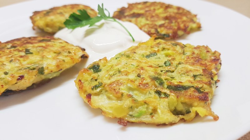 Оладушки из цукини с сыром
