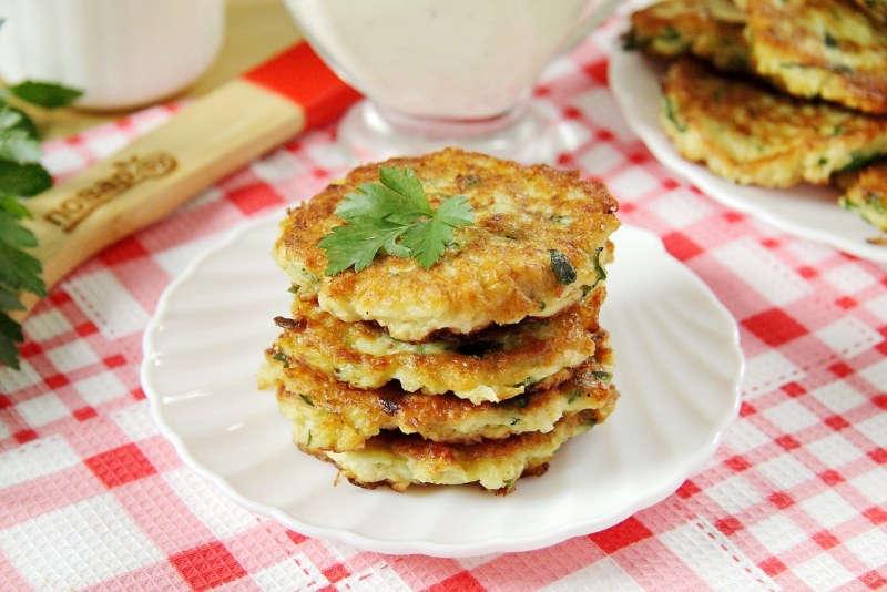 Драники картофельные с ветчиной и сыром