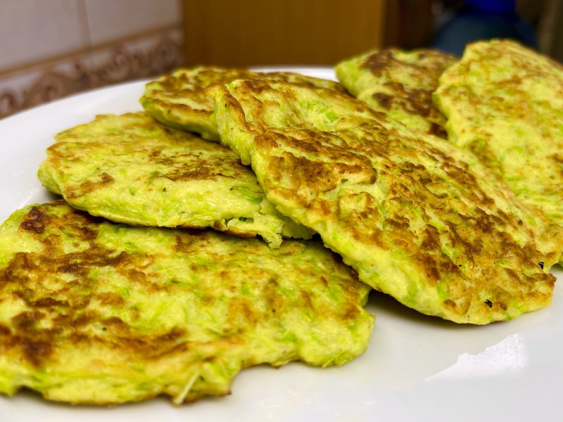 Оладьи из кабачков с сыром