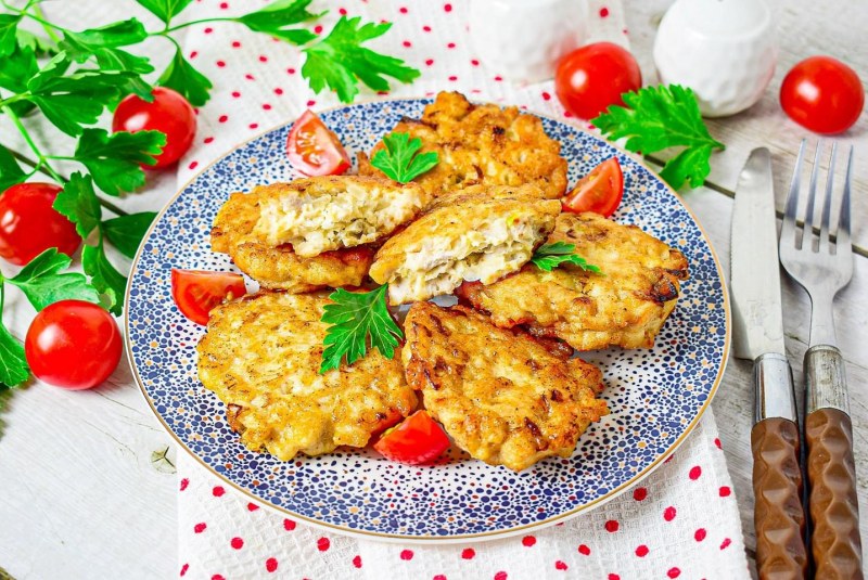 Котлеты по-албански из куриной грудки