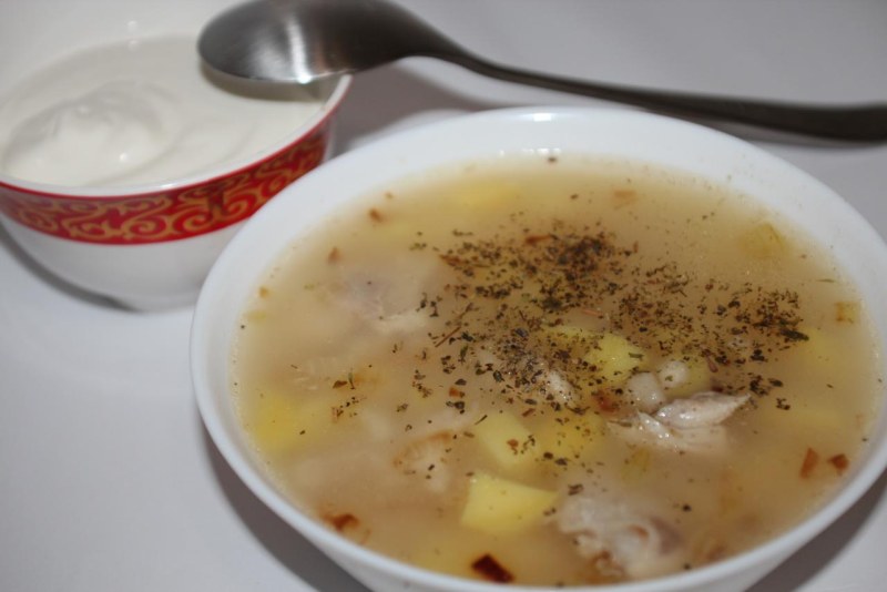 Рисовая лапша с курицей