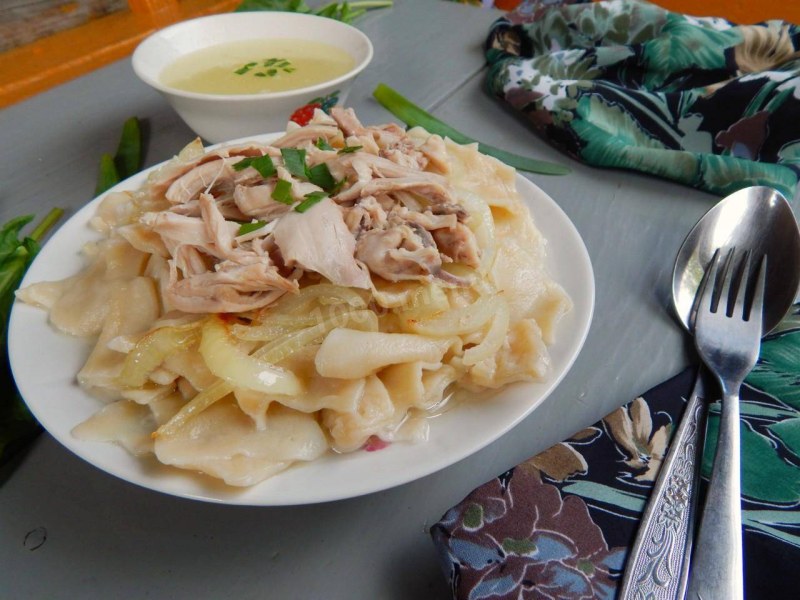 Куриная лапша