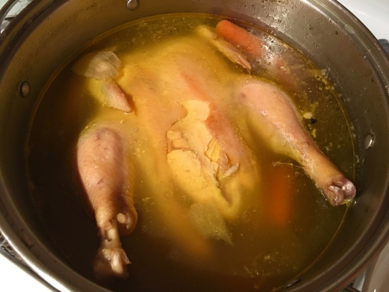 Бульон с курицей