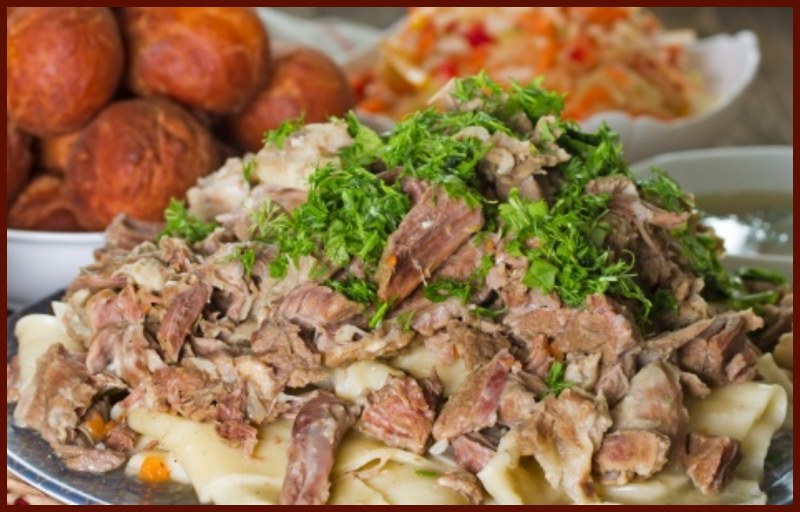 Мясо по казахски