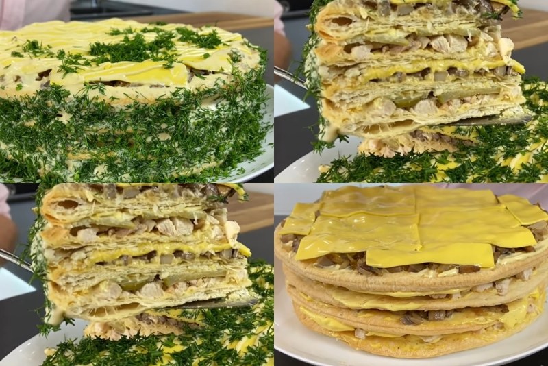 Закусочный торт Калинина Наталья