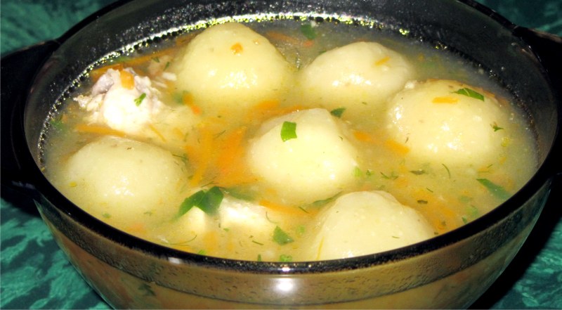 Жаркое с клецками